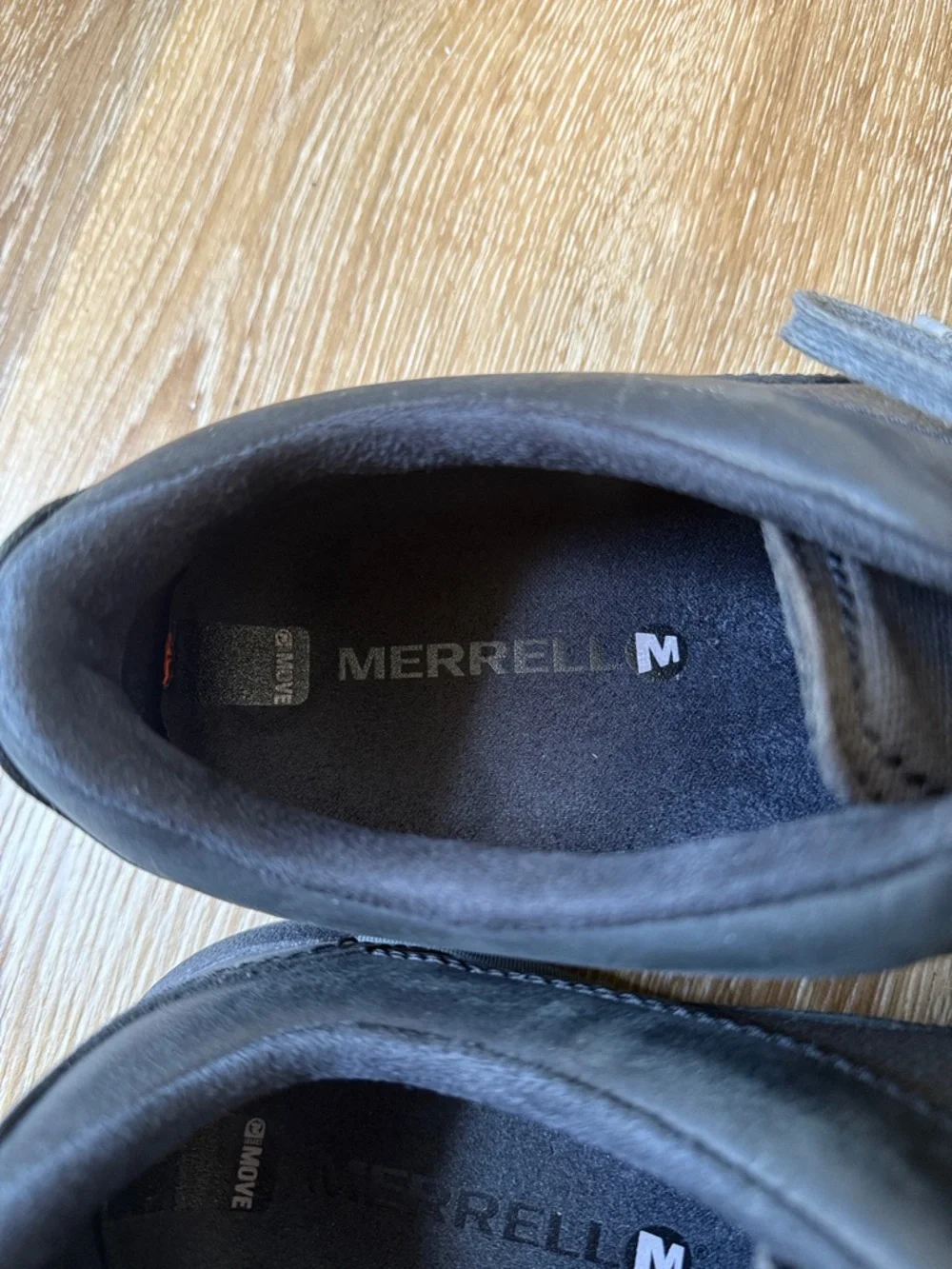 Merrell J91415 Comfort Walking Sneakers‎ Gray Mesh Leather Men’s 10